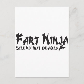 FART NINJA BRIEFKAART