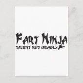 FART NINJA BRIEFKAART (Voorkant)