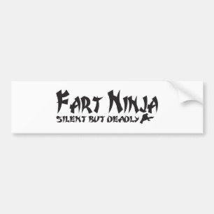 FART NINJA BUMPERSTICKER