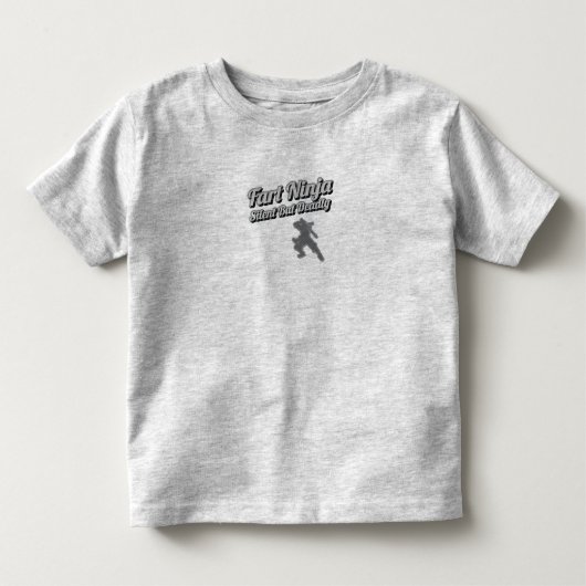 Fart Ninja Silent maar dodelijk Shirt (Voorkant)