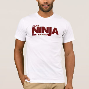 FART NINJA ... Stil maar dodelijk!   DE OORSPRONKE T-shirt
