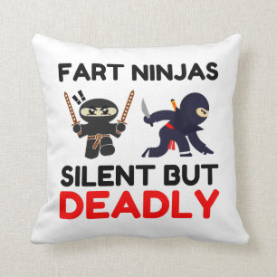 Fart Ninjas Silent, maar Dodelijk Kussen