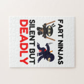 Fart Ninjas Silent, maar Dodelijk Legpuzzel (Horizontaal)