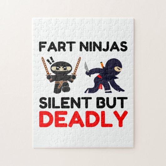 Fart Ninjas Silent, maar Dodelijk Legpuzzel (Verticaal)