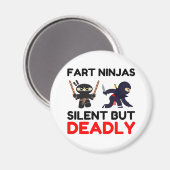 Fart Ninjas Silent, maar Dodelijk Magneet (Voorkant / Achterkant)