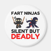 Fart Ninjas Silent, maar Dodelijk Magneet (Voorkant)