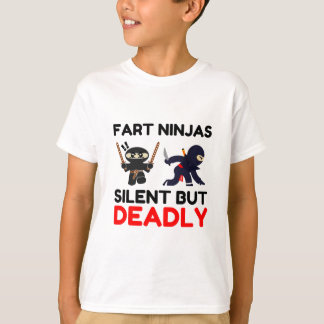 Fart Ninjas Silent, maar Dodelijk T-shirt
