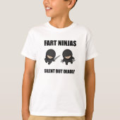 Fart Ninjas Silent, maar Dodelijk T-shirt (Voorkant)