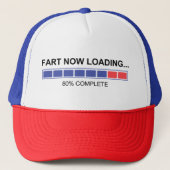 Fart Now Loading Farming Humor Trucker Pet (Voorkant)