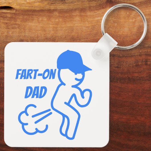 Fart-On papa Sleutelhanger (Achterkant)