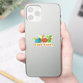 Fart Party Dinosaurs Sticker (Telefoon)