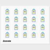 Fart Recepten Vierkante Sticker (Vel)