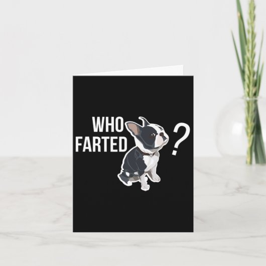 Farted Fun Franse bulldog citaat Kaart (Voorkant)