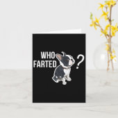 Farted Fun Franse bulldog citaat Kaart (Gele Bloem)