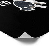 Farted Fun Franse bulldog citaat Poster (Hoek)