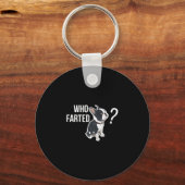 Farted Fun Franse bulldog citaat Sleutelhanger (Voorkant)