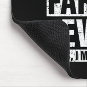 Farter Ever Oops Ik bedoel Vader Fart Retro Vader3 Muismat (Hoek)