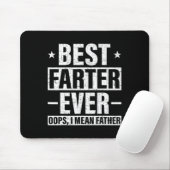 Farter Ever Oops Ik bedoel Vader Fart Retro Vader3 Muismat (Met muis)