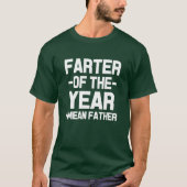 Farter of the Year, ik bedoel Pastoor grappig shir T-shirt (Voorkant)