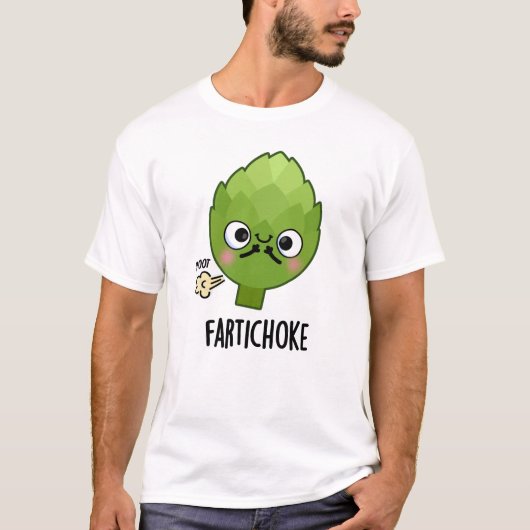 Fartichoke Funny Farting Artichoke Pun T-shirt (Voorkant)