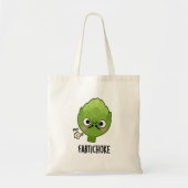 Fartichoke Funny Farting Artichoke Pun Tote Bag (Voorkant)
