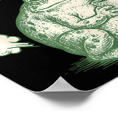 Fartin Frog I Sometimes Just Team Poster (Hoek)