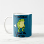 Fartin Just Sometimes I Frog Journey Koffiemok (Links)