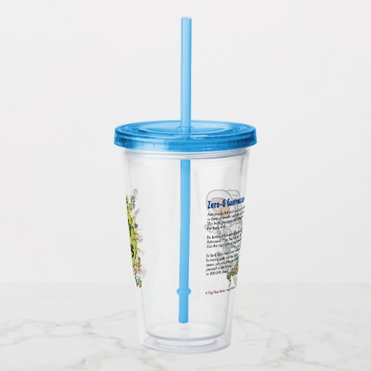 Farting Astronaut Acryl Drinkbeker (Rechts)