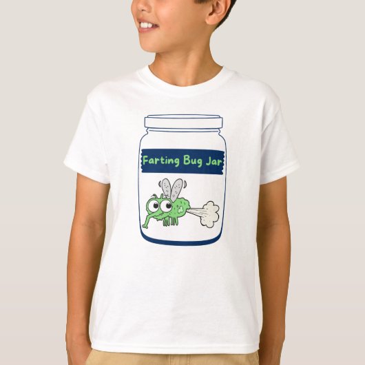 Farting Bug Jar T-shirt (Voorkant)