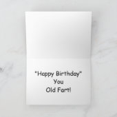 FARTING CARTOON SHEEP BIRTHDAY WENSKAART KAART (Binnen)