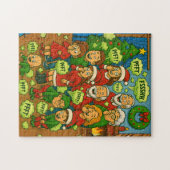 Farting Family Christmas Party Legpuzzel (Horizontaal)