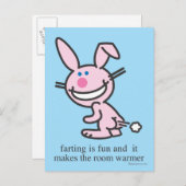 Farting is Fun Briefkaart (Voorkant / Achterkant)