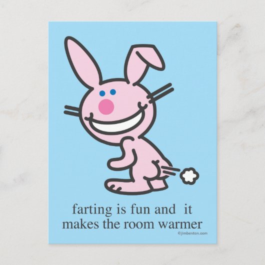 Farting is Fun Briefkaart (Voorkant)
