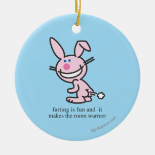 Farting is Fun Keramisch Ornament