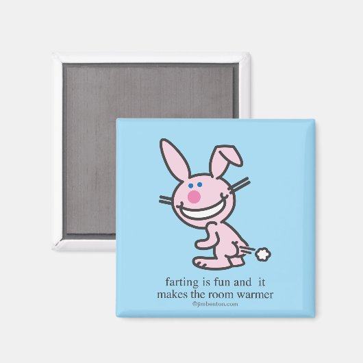 Farting is Fun Magneet (Voorkant / Achterkant)