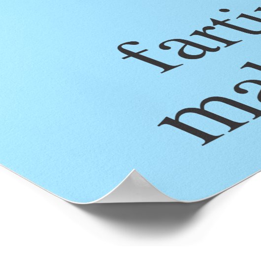 Farting is Fun Poster (Hoek)