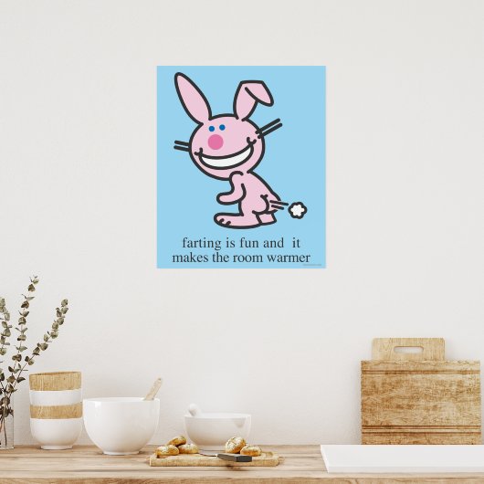 Farting is Fun Poster (Keuken)