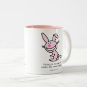 Farting is Fun Tweekleurige Koffiemok (Voorkant rechts)