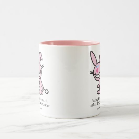 Farting is Fun Tweekleurige Koffiemok (Center)