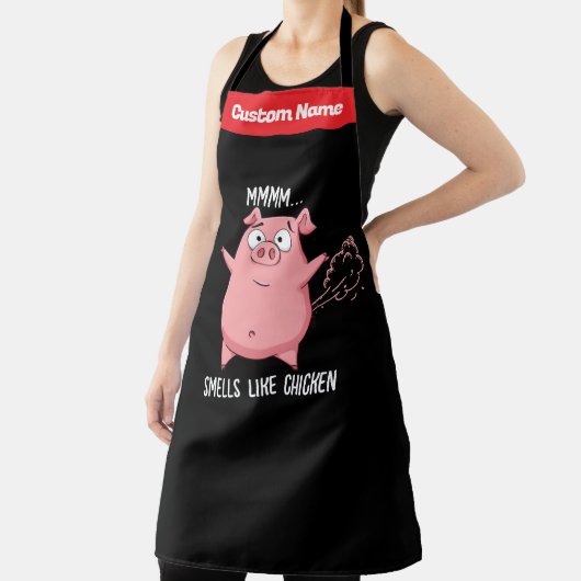 Farting Meme Schort - Funny Fart Smell Like Chicke (Insitu)