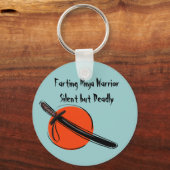 Farting Ninja Warrior Silent, maar Deadly Sleutelh Sleutelhanger (Voorkant)
