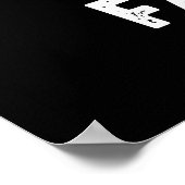 Fartist Funny Artist Pun Dark BG Poster (Hoek)