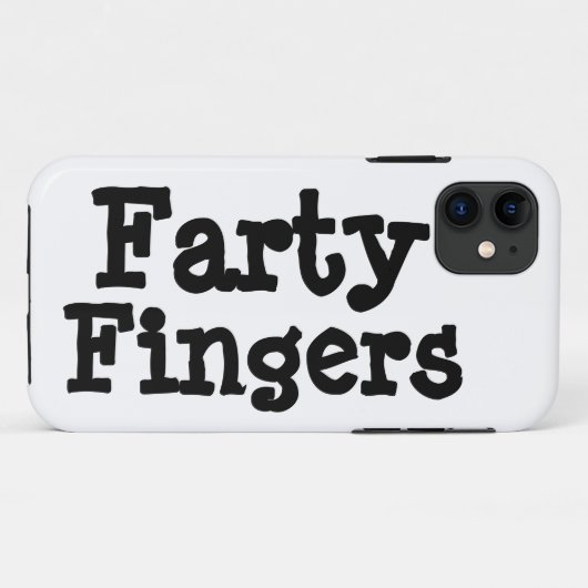 Farty Fingers Case-Mate iPhone Case (Achterkant (horizontaal))