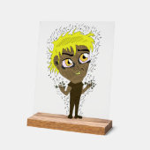 Farty Fingers Chibi Acryl Bord (Hoek)