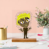 Farty Fingers Chibi Acryl Bord (Huwelijk)
