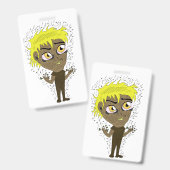 Farty Fingers Chibi Badge (Voor- en achterkant)