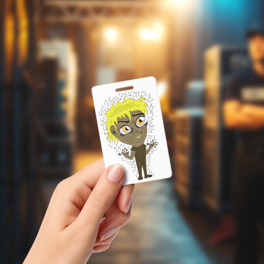 Farty Fingers Chibi Badge (Concert)