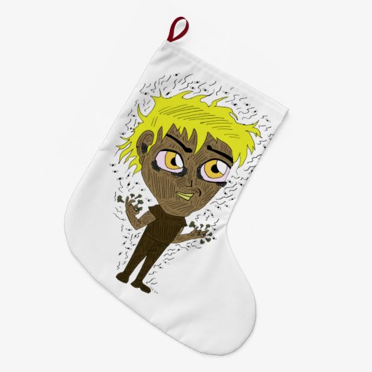 Farty Fingers Chibi Grote Kerstsok (Voorkant (Hangend))