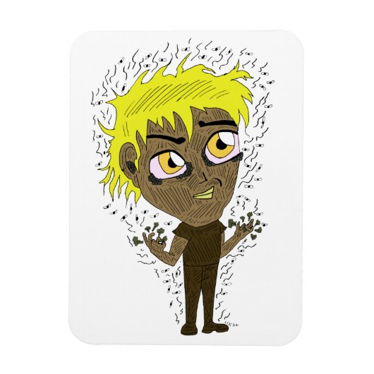 Farty Fingers Chibi Magneet (Verticaal)