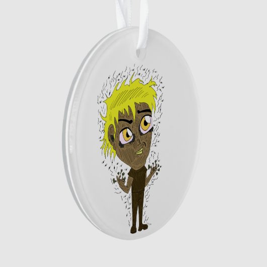 Farty Fingers Chibi Ornament (voorkant)